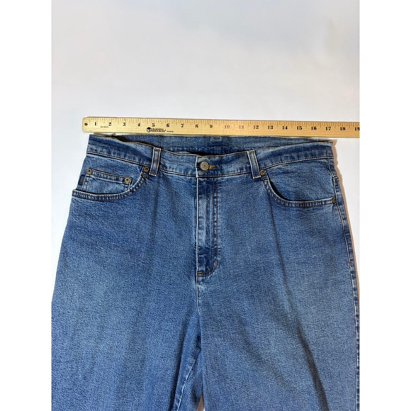 Lauren Jeans Co Ralph Lauren Jeans Size 14 Blue Denim Straight Classic - Picture 4 of 7